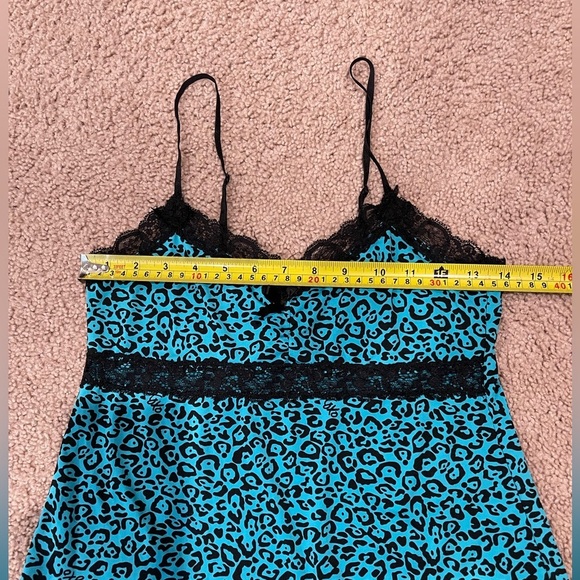 XOXO Leopard Print Satin Sexy Nightdress - Picture 5 of 10